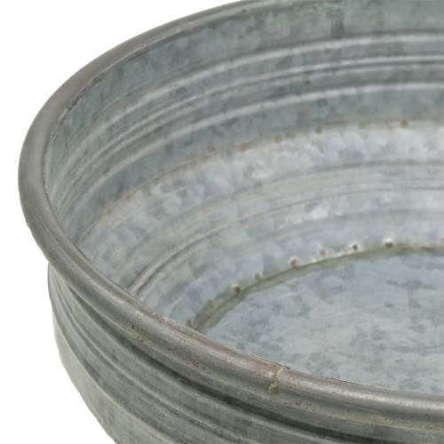 Floristik24 Tazón de zinc Ø31.5cm H10cm