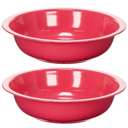 Artículo Jardinera redonda para decoración elegante de interior o jardín, 29 cm, 2 piezas