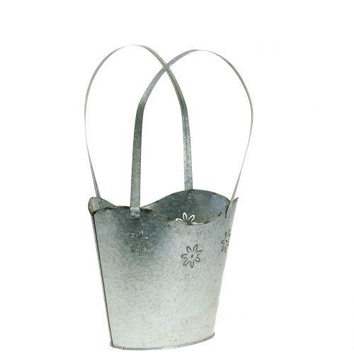 Floristik24 Macetero de zinc H25.5cm