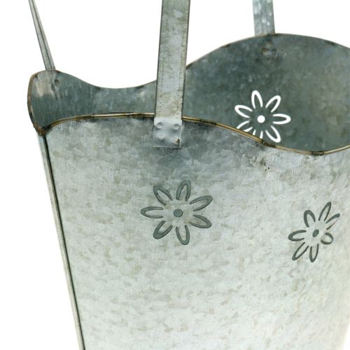 Floristik24 Macetero de zinc H25.5cm