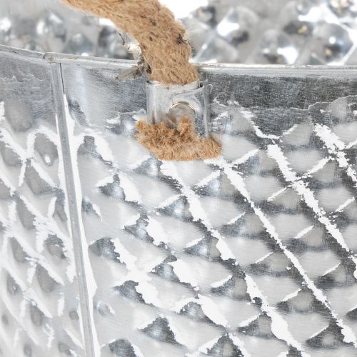 Olla de zinc, con forma de