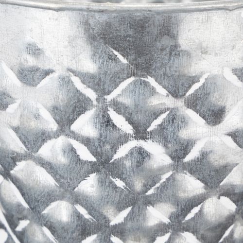 Olla de zinc con asas de