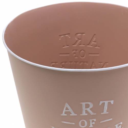 Artículo Maceta zinc Art of Nature rosa viejo Ø17,5cm H15cm