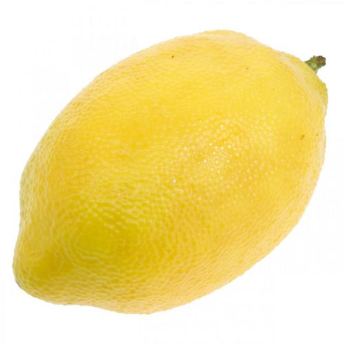 Floristik24 Fruta artificial, limón, frutas decorativas L8,5cm Ø5cm 4ud