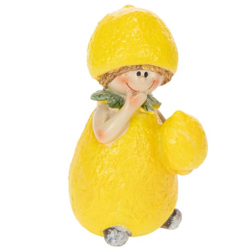 Figuritas de Lemon Child, decoración de mesa dulce para el verano en estilo vintage, para salas de estar y balcones, 9 cm, 3 piezas