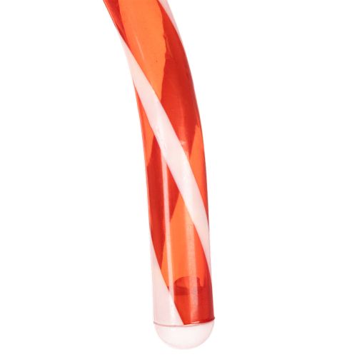 Bastón de caramelo artificial para decoración navideña, 60 cm, 3 unidades | Floristik24.es