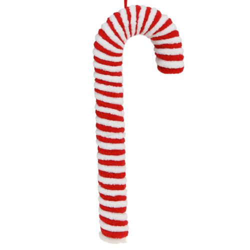 Artículo Bastones de caramelo decoración Navidad polar rojo blanco H22cm 6 piezas