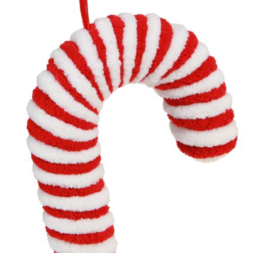 Artículo Bastones de caramelo decoración Navidad polar rojo blanco H22cm 6 piezas
