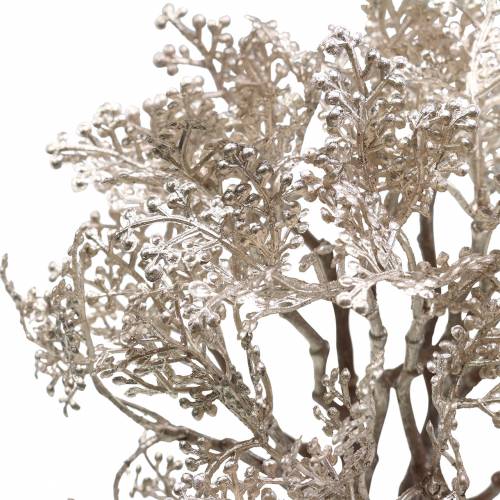 Floristik24 Deco rama oro rosa metalizado 62cm