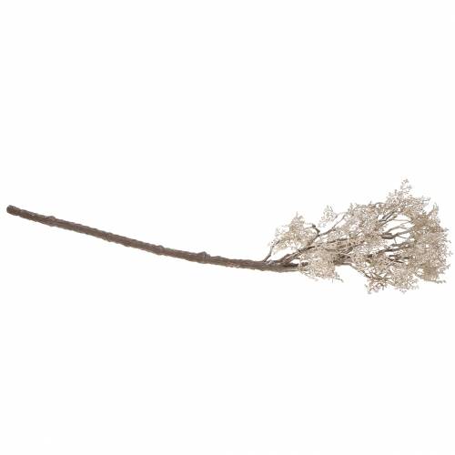 Floristik24 Deco rama oro rosa metalizado 62cm
