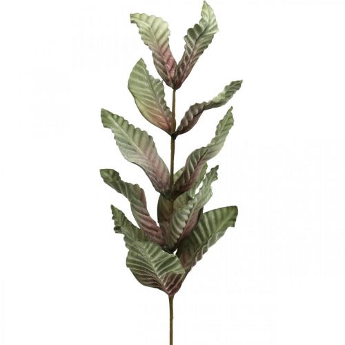 Artículo Planta artificial rama decorativa espuma verde rojo marrón Al. 68 cm