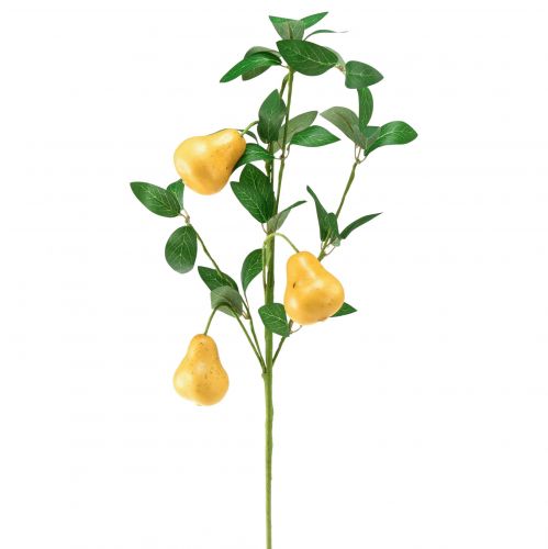 Artículo Rama decorativa artificial rama de pera amarillo 75cm