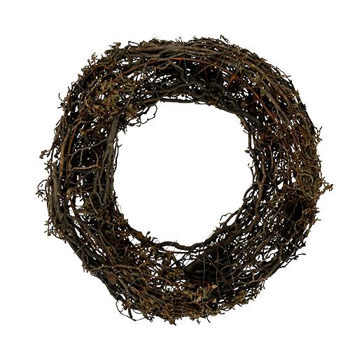 Floristik24 Corona de ramas Ø25cm 2uds. Naturaleza