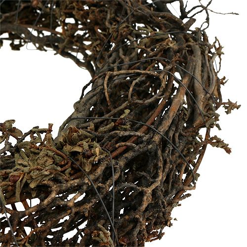 Floristik24 Corona de ramas Ø25cm 2uds. Naturaleza
