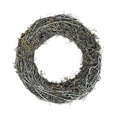 Corona de ramas Ø25cm 2uds. Blanco