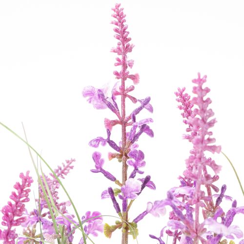 Artículo Vegetación decorativa con delicadas flores para un diseño de habitación elegante de 67 cm.