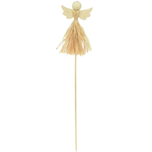 Artículo Tapones decorativos de flores ángel decoración de adviento 5×11cm 12 piezas