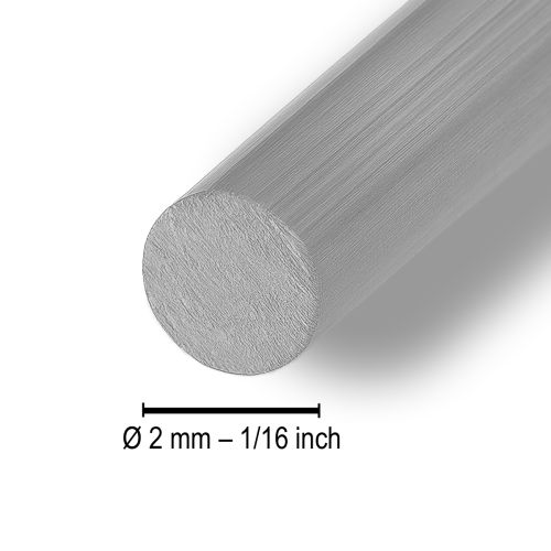 Artículo Alambre de aluminio 2mm plata 60m 500g