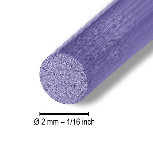 Artículo Alambre de aluminio 2mm 100g lavanda
