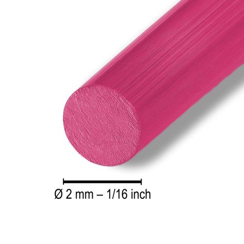 Artículo Alambre de aluminio Ø2mm rosa 60m 500g