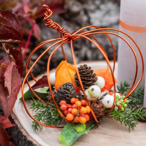 Artículo Alambre de aluminio para manualidades, naranja, Ø2 mm, 500 g, 60 m, para decoraciones DIY