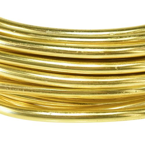 Artículo Alambre artesanal alambre de aluminio para manualidades oro Ø5mm 500g