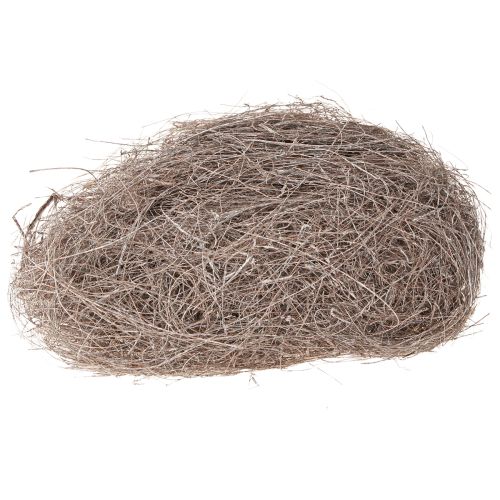 Floristik24 Material artesanal fibras de palma palma palmira lavada blanca 1kg