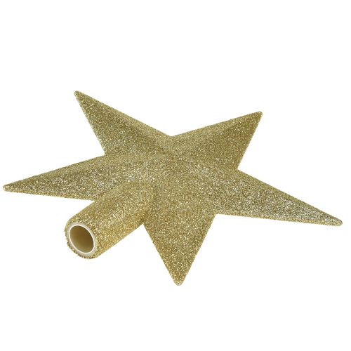 Artículo Adorno para árbol dorado brillante de 19 cm de diámetro: irrompible y brillante, ideal para árboles de Navidad festivos