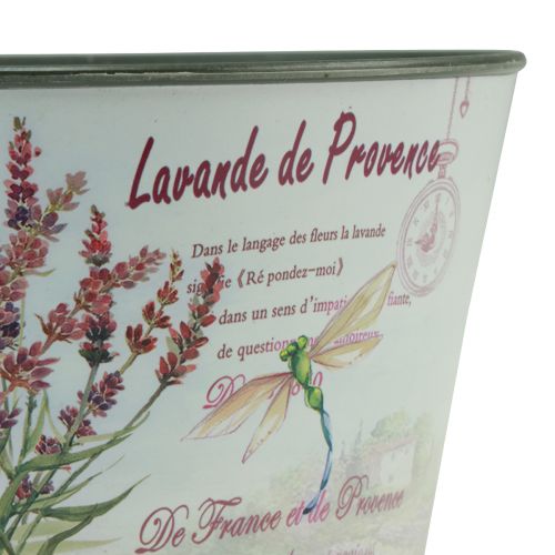 Artículo Macetero lavanda de plástico para flores redondo Ø21cm H11cm