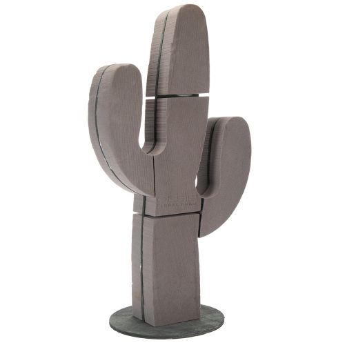 Floristik24 Figura de cactus de espuma floral, negra, 38 cm x 74 cm