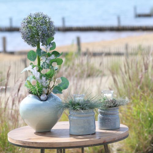 Artículo Rama artificial de Allium con flores, aspecto realista, 90 cm