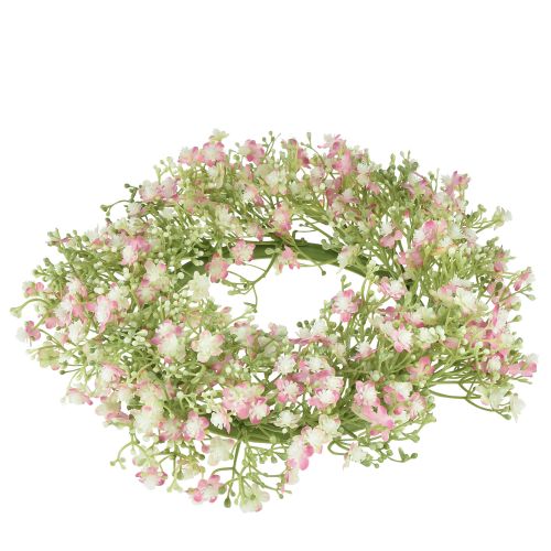 Artículo Corona de flores artificiales corona de puerta decoración de pared Ø30cm H6cm