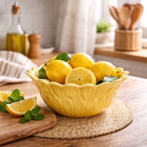 Artículo Bol de cerámica decorativo para flores, ideal para la decoración del hogar o como regalo, 13 cm, 2 unidades.