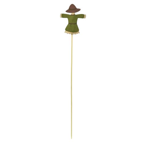 Artículo Tapón de flores espantapájaros decoración de madera coloreada H8cm 12 piezas