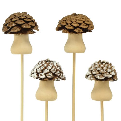 Artículo Tapón decorativo seta cónica Adviento 4,5 cm 12 piezas