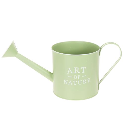 Maceta, regadera decorativa, maceta de zinc verde menta, Ø16,5 cm | Floristik24.es