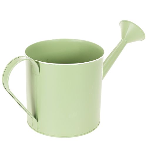 Maceta, regadera decorativa, maceta de zinc verde menta, Ø16,5 cm | Floristik24.es
