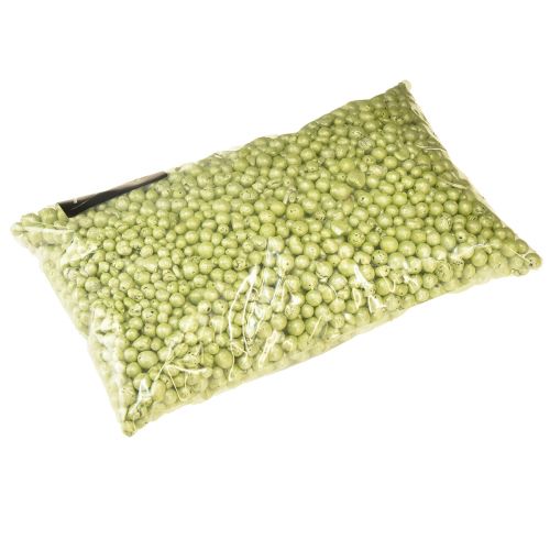 Artículo Cuentas decorativas brillantes 4 mm - 8 mm verde 1l
