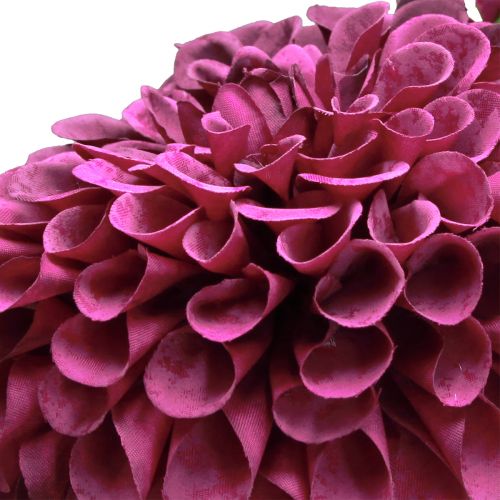 Artículo Flores artificiales de dalia con flores moradas Ø10cm L80cm 2ud