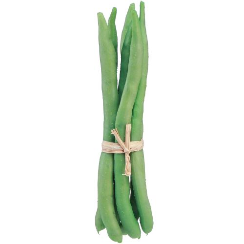 Floristik24 Frijoles Decorativos Verduras Artificiales Verde Real Touch 17cm 6uds