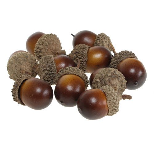 Floristik24 Bellotas decorativas 3cm 36pcs