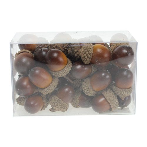 Floristik24 Bellotas decorativas 3cm 36pcs