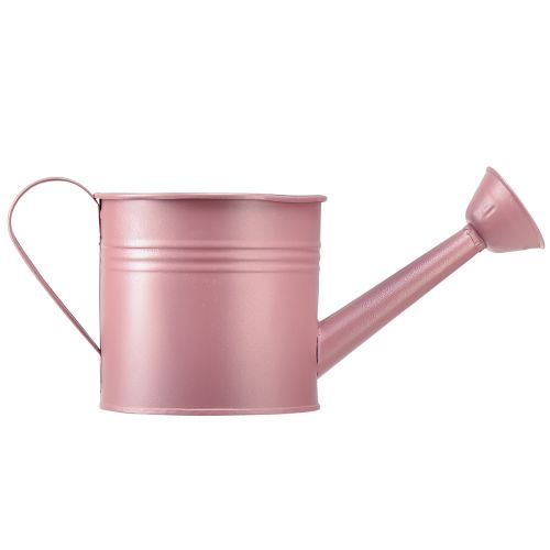Artículo Regadera decorativa macetero de metal rosa Ø13,5cm H12,5cm