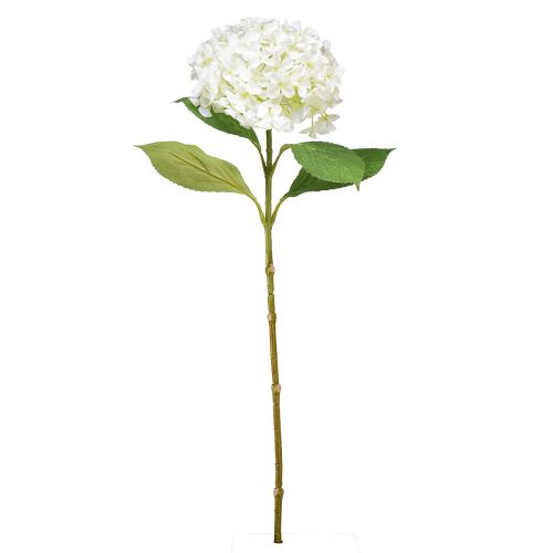 Artículo Hortensia decorativa hortensia bola de nieve blanca artificial 65cm