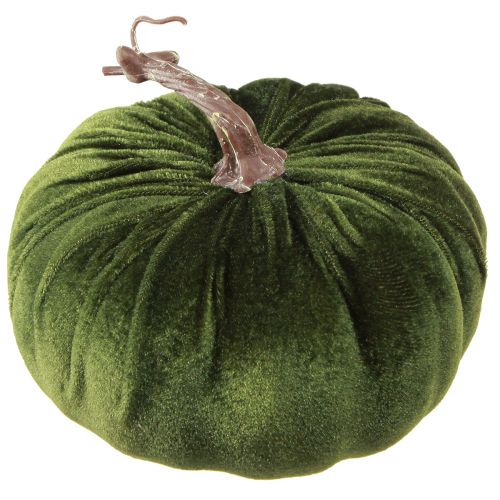 Artículo Deco calabaza otoño verde verde oscuro verde claro Ø18cm 3 piezas