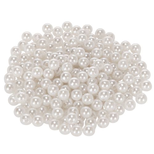 Cuentas decorativas blancas, Ø8 mm, 250 unidades comprar | Floristik24.es