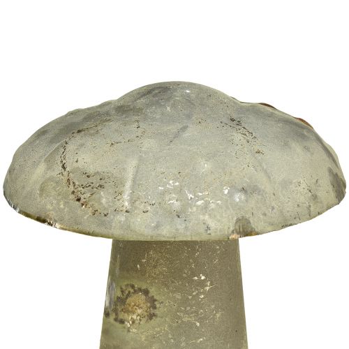 Floristik24 Seta Decorativa Metal Otoño Verde Óxido Vintage 30cmx50cm