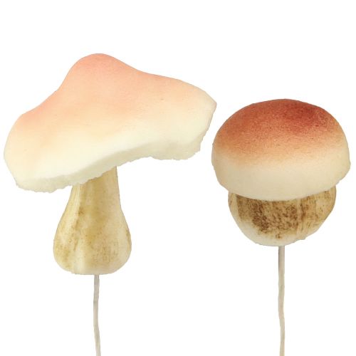 Artículo Setas decorativas para pegar setas decorativas marrones otoño 3,5/5,5cm 16 piezas