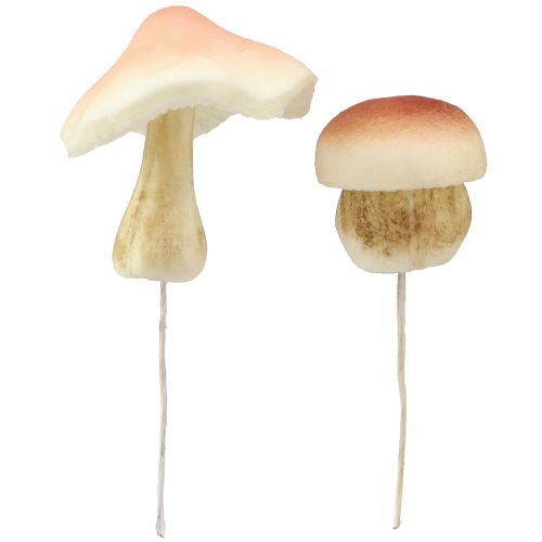 Artículo Setas decorativas para pegar setas decorativas marrones otoño 3,5/5,5cm 16 piezas
