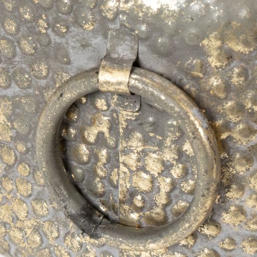 Artículo Bol decorativo, aspecto antiguo, maceta de metal, dorado, Ø37/31cm, juego de 2